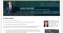 Desktop Screenshot of charlessizemore.com